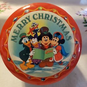 Vintage Merry Christmas Container Collectors Edition Vol. 11 Tin Red